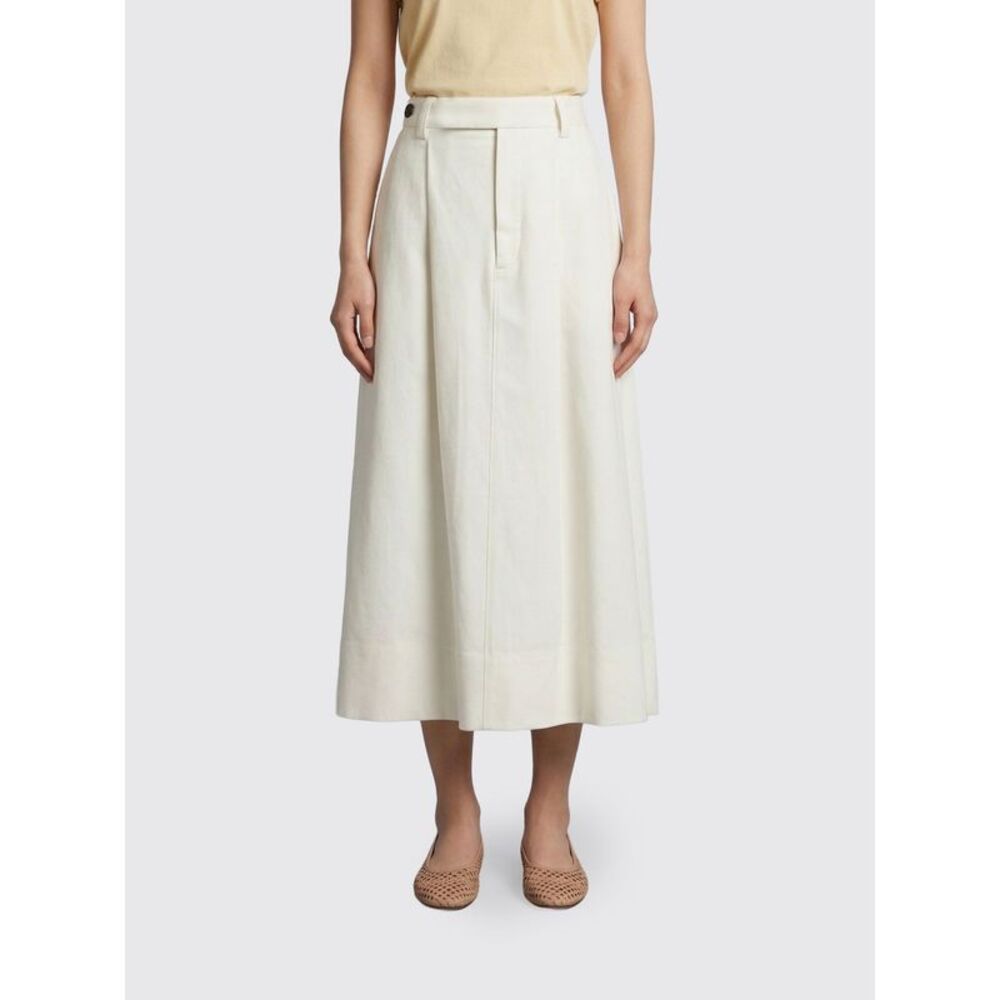 Brunello Cucinelli Women Long Linen Blend Skirt Brunello Cucinelli